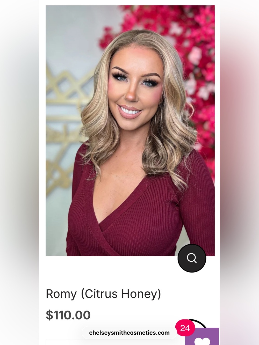 Romy Citrus Honey Blonde Layered Wig